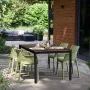 Mesa Keter Signature Porto 160 cm - Madera de fresno y acero negro de , Mesas de jardín - Ref: Foro24-447624, Precio: 191,68 ...