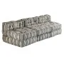 Puf modular de 3 plazas de tela de rayas grises de , Cojines para sillas y sofás - Ref: Foro24-244984, Precio: 709,52 €, Desc...