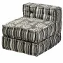 Puf modular de 3 plazas de tela de rayas grises de , Cojines para sillas y sofás - Ref: Foro24-244984, Precio: 709,52 €, Desc...