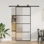 Puerta corredera con set herrajes negro 90x205 cm vidrio ESG de , Puertas - Ref: Foro24-3375799, Precio: 247,42 €, Descuento: %