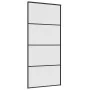 Puerta corredera con set herrajes negro 90x205 cm vidrio ESG de , Puertas - Ref: Foro24-3375799, Precio: 247,42 €, Descuento: %