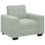 Sillón sofá gris claro 60 cm terciopelo by , Sofas - Ref: Foro24-4105247, Price: 164,83 €, Discount: %