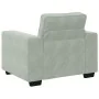 Sillón sofá gris claro 60 cm terciopelo by , Sofas - Ref: Foro24-4105247, Price: 164,83 €, Discount: %