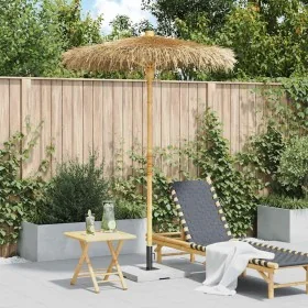 Sombrilla Tiki con dosel de hojas de plátano de bambú de 150 cm de , Sombrillas - Ref: Foro24-4108222, Precio: 170,17 €, Desc...