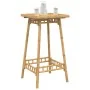 Mesa de bar para exterior cuadrada de bambú 55x55x100 cm de , Conjuntos de jardín - Ref: Foro24-4108229, Precio: 88,37 €, Des...