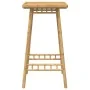 Mesa de bar para exterior cuadrada de bambú 55x55x100 cm de , Conjuntos de jardín - Ref: Foro24-4108229, Precio: 88,37 €, Des...
