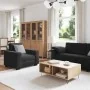 Juego de sofás con cojines 3 piezas terciopelo negro by , Sofas - Ref: Foro24-3324672, Price: 633,39 €, Discount: %