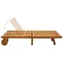 Tumbona de jardín 2 personas y cojines madera maciza de acacia von , Liegen - Ref: Foro24-3061384, Preis: 393,24 €, Rabatt: %