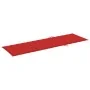 Tumbona doble y cojines madera pino impregnada rojo tinto de , Tumbonas - Ref: Foro24-3065975, Precio: 330,67 €, Descuento: %