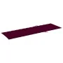 Tumbona con cojín rojo tinto madera de pino impregnada by , Loungers - Ref: Foro24-3065858, Price: 118,08 €, Discount: %