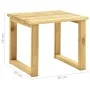 Tumbona de jardín con mesa y cojín de madera de pino impregnada von , Liegen - Ref: Foro24-3065961, Preis: 183,51 €, Rabatt: %