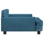 Sofá para niños de terciopelo azul 90x53x30 cm de , Mobiliario para bebés y niños pequeños - Ref: Foro24-3196279, Precio: 93,...
