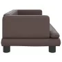 Sofá para niños de cuero sintético marrón 80x45x30 cm de , Mobiliario para bebés y niños pequeños - Ref: Foro24-3196314, Prec...