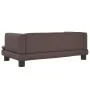 Sofá para niños de cuero sintético marrón 80x45x30 cm de , Mobiliario para bebés y niños pequeños - Ref: Foro24-3196314, Prec...