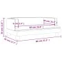 Sofá para niños de cuero sintético capuchino 80x45x30 cm de , Mobiliario para bebés y niños pequeños - Ref: Foro24-3196316, P...