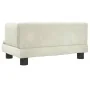 Sofá para niños de terciopelo crema 60x40x30 cm de , Mobiliario para bebés y niños pequeños - Ref: Foro24-3196323, Precio: 66...
