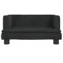 Sofá para niños de terciopelo negro 60x40x30 cm de , Mobiliario para bebés y niños pequeños - Ref: Foro24-3196321, Precio: 66...