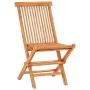 Set de bistró 3 pzas con cojines rojos madera maciza teca von , Gartensets - Ref: Foro24-3063231, Preis: 200,47 €, Rabatt: %