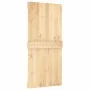 Puerta corredera con herrajes madera maciza de pino 95x210 cm von , Türen - Ref: Foro24-3203042, Preis: 225,39 €, Rabatt: %
