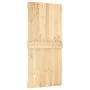 Puerta corredera con herrajes madera maciza de pino 95x210 cm de , Puertas - Ref: Foro24-3203080, Precio: 229,37 €, Descuento: %