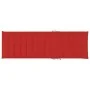 Tumbona doble y cojines rojo tinto madera pino impregnada by , Loungers - Ref: Foro24-3065885, Price: 215,96 €, Discount: %