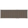 Tumbona doble y cojines gris taupé madera pino impregnada de , Tumbonas - Ref: Foro24-3065887, Precio: 211,12 €, Descuento: %