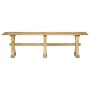 Banco de madera maciza de mango 160x35x45 cm by , Dining and kitchen benches - Ref: Foro24-354992, Price: 158,40 €, Discount: %