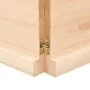 Tablero de mesa madera maciza borde natural 200x50x(2-4) cm by , Table tops - Ref: Foro24-363916, Price: 56,05 €, Discount: %