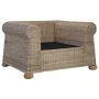 Sillón con cojines ratán natural de , Sillones - Ref: Foro24-283072, Precio: 381,88 €, Descuento: %