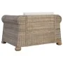 Sillón con cojines ratán natural de , Sillones - Ref: Foro24-283072, Precio: 381,88 €, Descuento: %