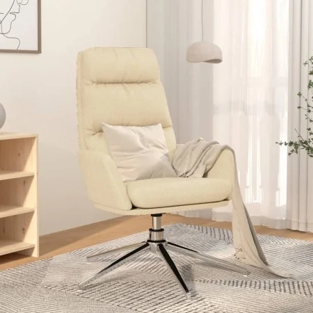 Sillón de relax de tela color crema de , Sillones - Ref: Foro24-341132, Precio: 111,21 €, Descuento: %