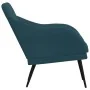 Sillón de terciopelo azul 63x76x80 cm de , Sillones - Ref: Foro24-351463, Precio: 91,46 €, Descuento: %