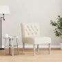 Silla tapizada con botones lino de , Sillas poltrona - Ref: Foro24-352462, Precio: 85,64 €, Descuento: %