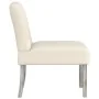 Silla tapizada con botones lino de , Sillas poltrona - Ref: Foro24-352462, Precio: 85,64 €, Descuento: %