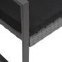 Banco jardín 2 plazas cojines PP aspecto de ratán gris oscuro de , Bancos de jardín - Ref: Foro24-360211, Precio: 111,34 €, D...