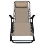 Tumbona plegable de textilene gris taupe von , Liegen - Ref: Foro24-47901, Preis: 99,01 €, Rabatt: %