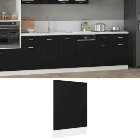 Panel para lavavajillas “Lyon” madera contrachapada negro de , Armarios de cocina - Ref: Foro24-802555, Precio: 35,47 €, Desc...