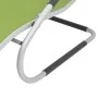 Tumbona con cojín aluminio y textilene verde de , Tumbonas - Ref: Foro24-47780, Precio: 102,43 €, Descuento: %
