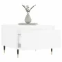 Mesa de centro madera de ingeniería blanco brillo 50x46x35 cm by , Coffee table - Ref: Foro24-830848, Price: 40,17 €, Discoun...