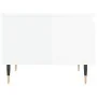 Mesa de centro madera de ingeniería blanco brillo 50x46x35 cm by , Coffee table - Ref: Foro24-830848, Price: 40,17 €, Discoun...