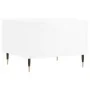 Mesa de centro madera de ingeniería blanco brillo 50x46x35 cm by , Coffee table - Ref: Foro24-830848, Price: 40,17 €, Discoun...