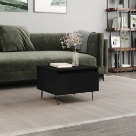 Mesa de centro madera de ingeniería negro 50x46x35 cm by , Coffee table - Ref: Foro24-830862, Price: 43,25 €, Discount: %