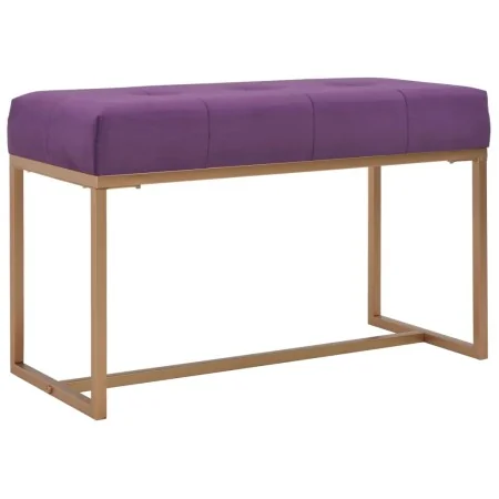 Banco 80 cm terciopelo morado de , Bancos para recibidores y almacenamiento - Ref: Foro24-247557, Precio: 92,95 €, Descuento: %