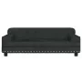Cama para perros de terciopelo negro 90x53x30 cm de , Camas para perros - Ref: Foro24-171872, Precio: 112,03 €, Descuento: %
