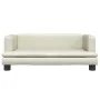 Cama para perros de cuero sintético crema 80x45x30 cm de , Camas para perros - Ref: Foro24-171902, Precio: 69,45 €, Descuento: %