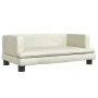 Cama para perros de terciopelo crema 80x45x30 cm de , Camas para perros - Ref: Foro24-171900, Precio: 68,23 €, Descuento: %