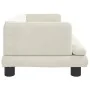 Cama para perros de terciopelo crema 80x45x30 cm de , Camas para perros - Ref: Foro24-171900, Precio: 68,23 €, Descuento: %