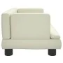 Cama para perros de cuero sintético crema 60x40x30 cm de , Camas para perros - Ref: Foro24-171914, Precio: 68,16 €, Descuento: %
