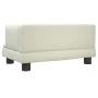 Cama para perros de cuero sintético crema 60x40x30 cm de , Camas para perros - Ref: Foro24-171914, Precio: 68,16 €, Descuento: %