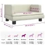 Cama para perros de cuero sintético crema 60x40x30 cm de , Camas para perros - Ref: Foro24-171914, Precio: 68,16 €, Descuento: %